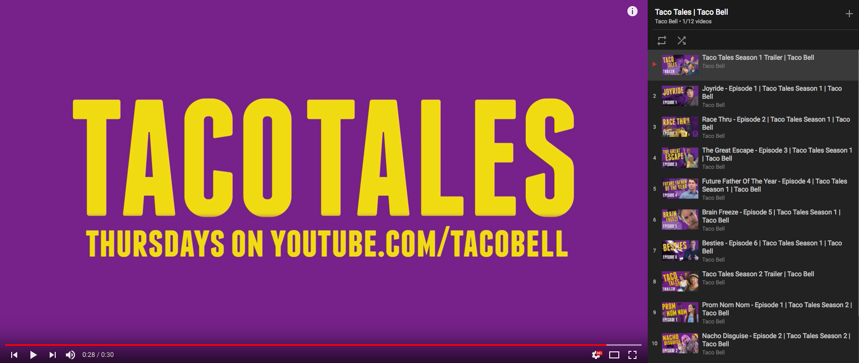 „Taco Bell“ turinio marketingo ženklai
