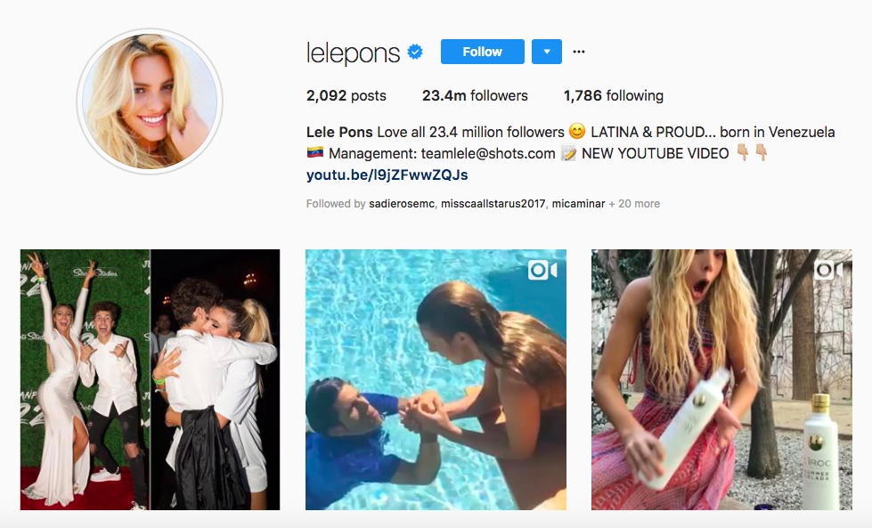 Lele Pons Top Latino Influencers