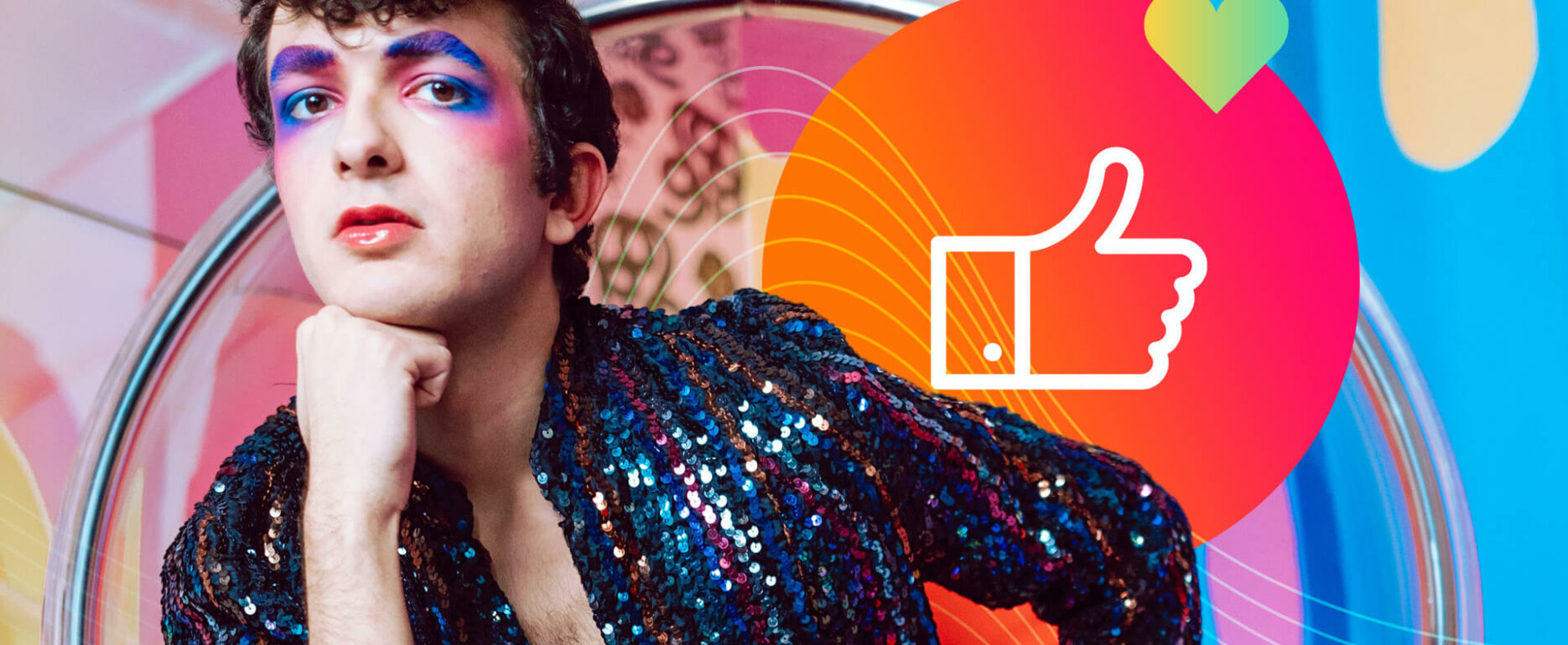 A nonbinary influencer poses for a photo
