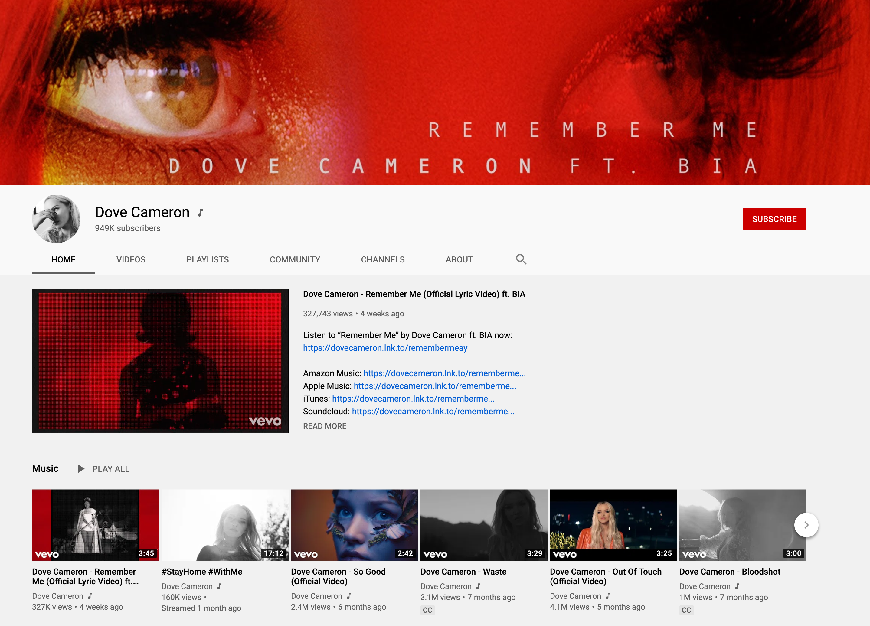 Dove Cameron entertainment influencer