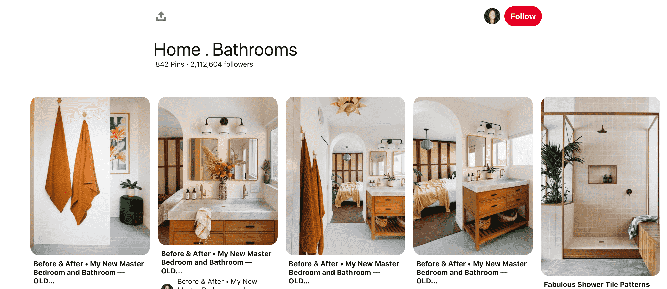 Home- Bathroom Board