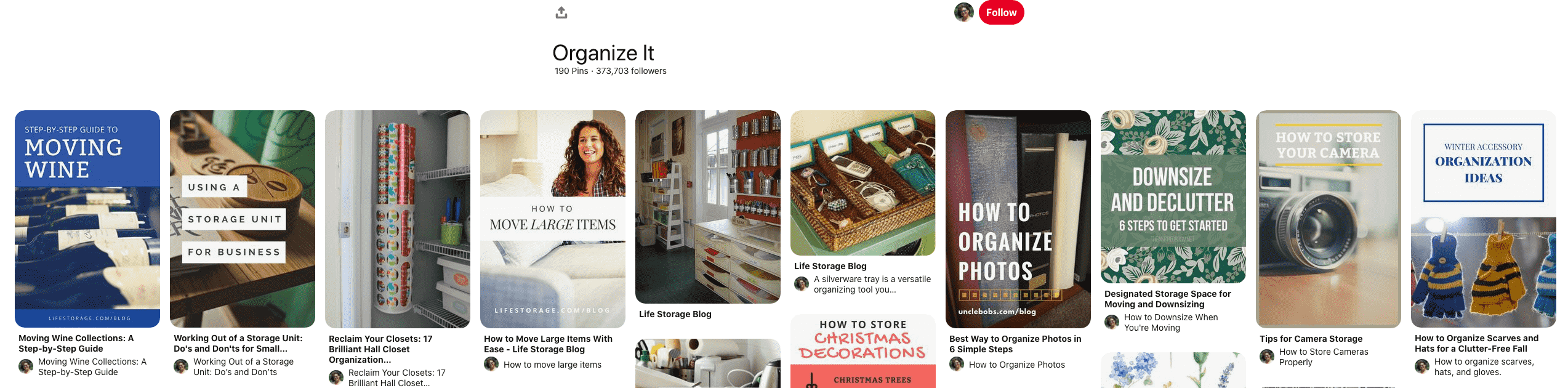 organize board