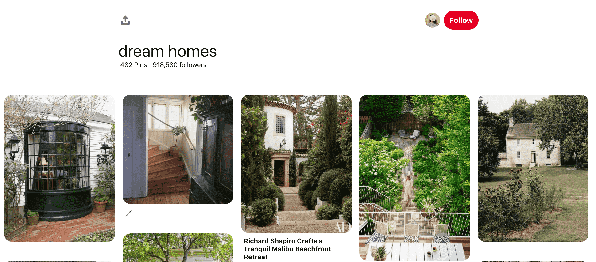 dream homes board