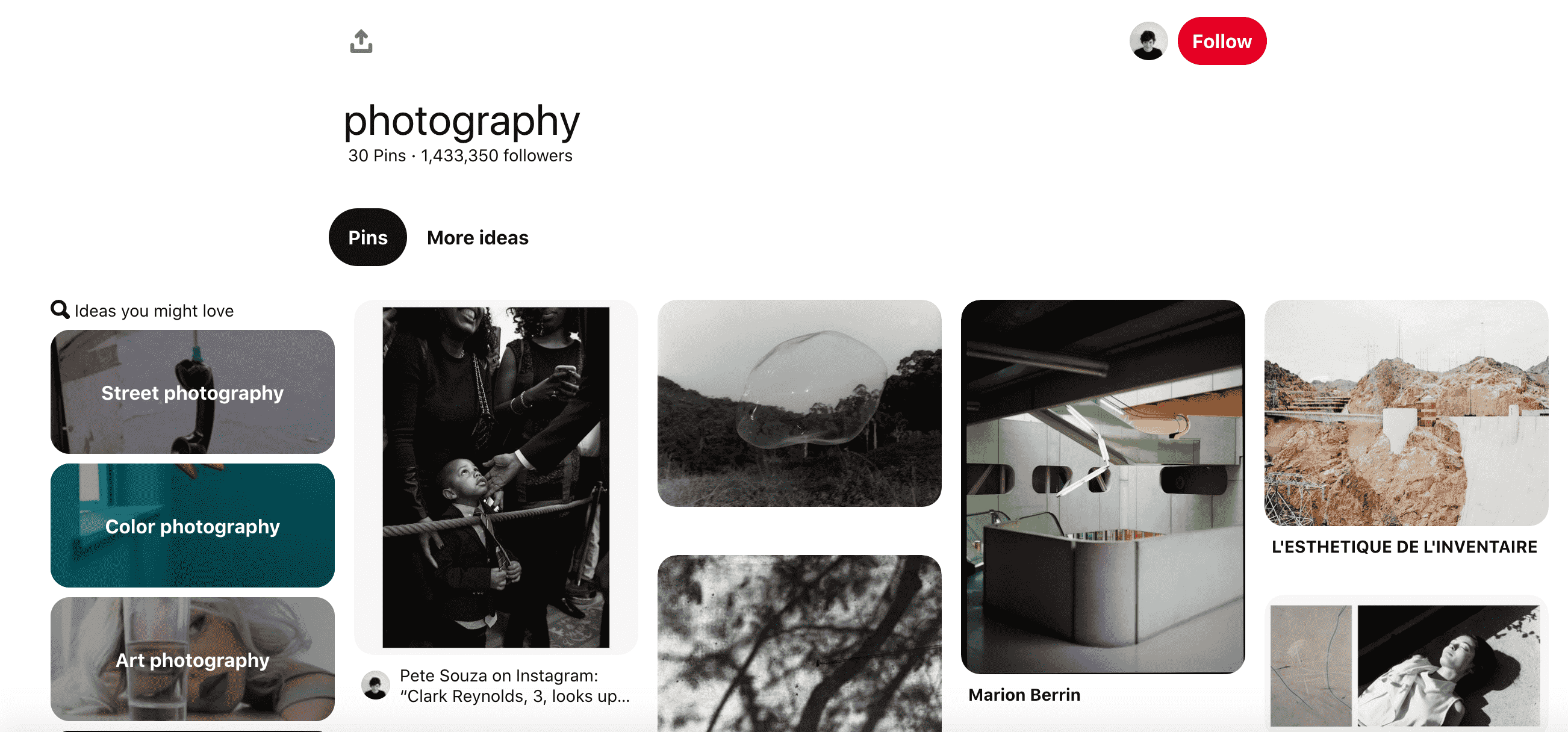 photography board