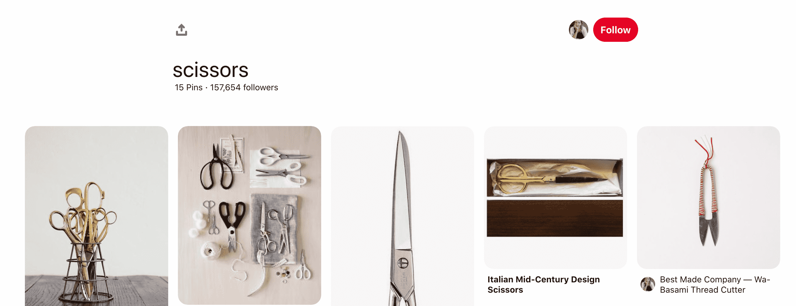 scissors board