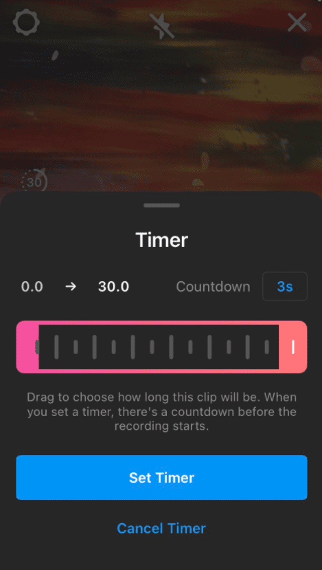 How to set a countdown timer on Instagram Reels