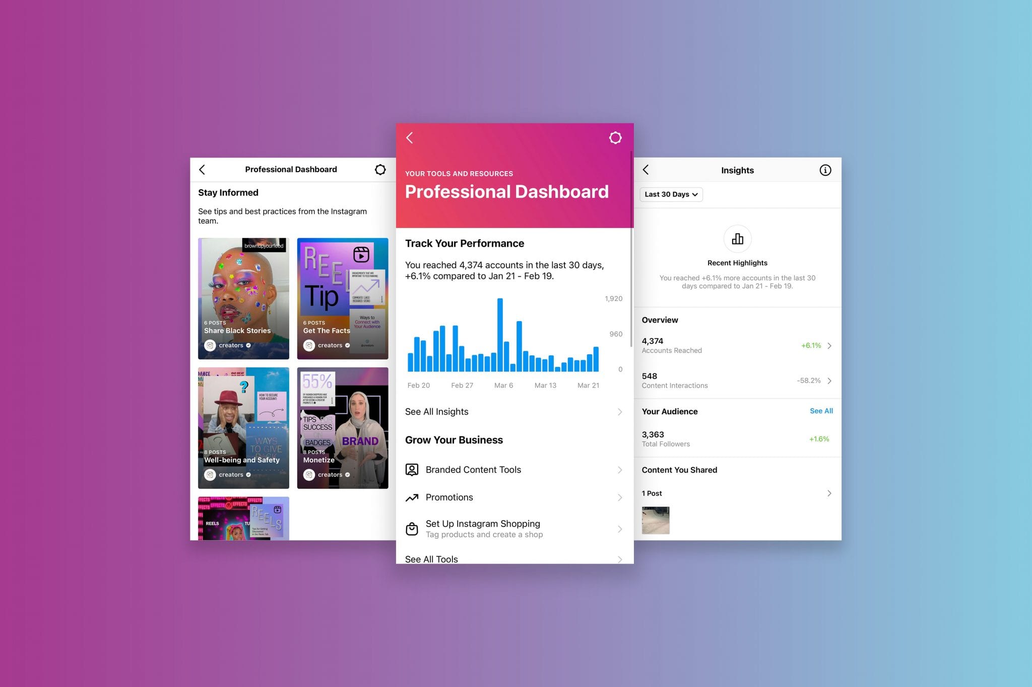 Instagram Professional Dashboard Tool