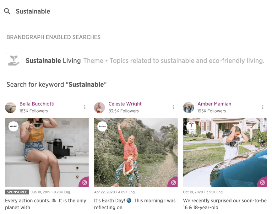 BrandGraph Themes Brand Selector IZEAx