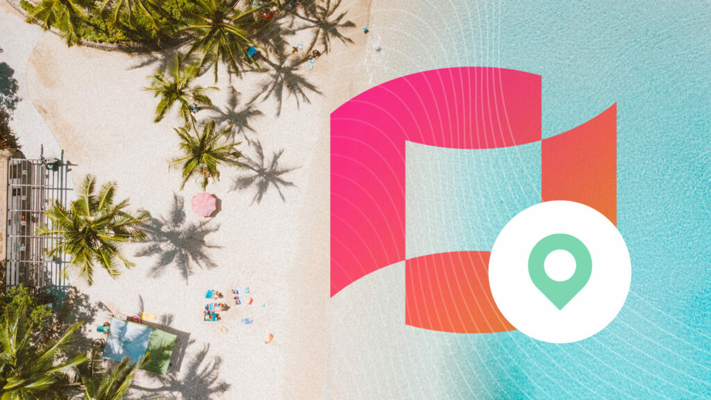 A view of a beach in Honolulu from above