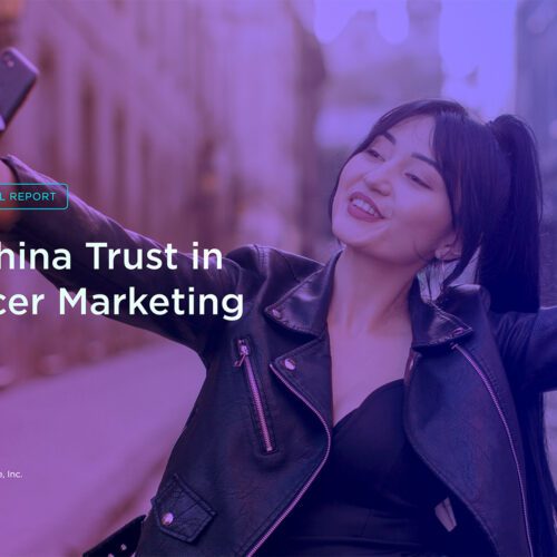 2024 China Trust in Influencer Marketing