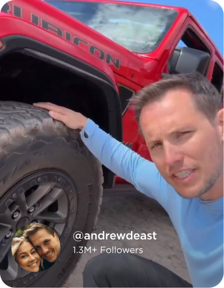 IZEA - Creator Partnerships - Influencer Spotlight - @andrewdeast