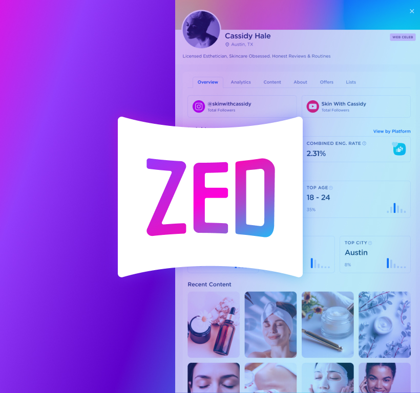 ZED logo - Technologies- interface